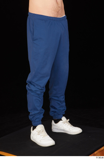 Hamza blue jogging pants leg lower body white sneakers 0008.jpg